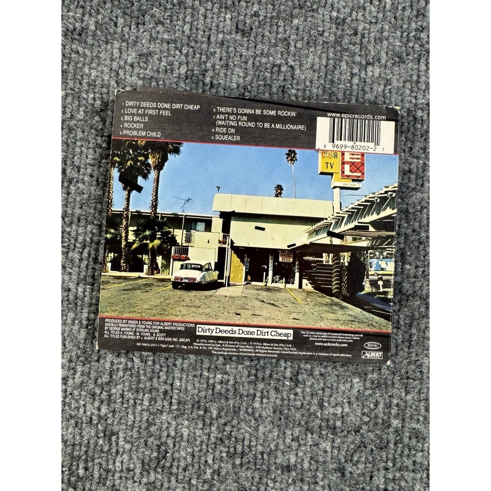AC/DC - Dirty Deeds Done Dirt Cheap CD 2003 Digipak Remastered Rock Epic